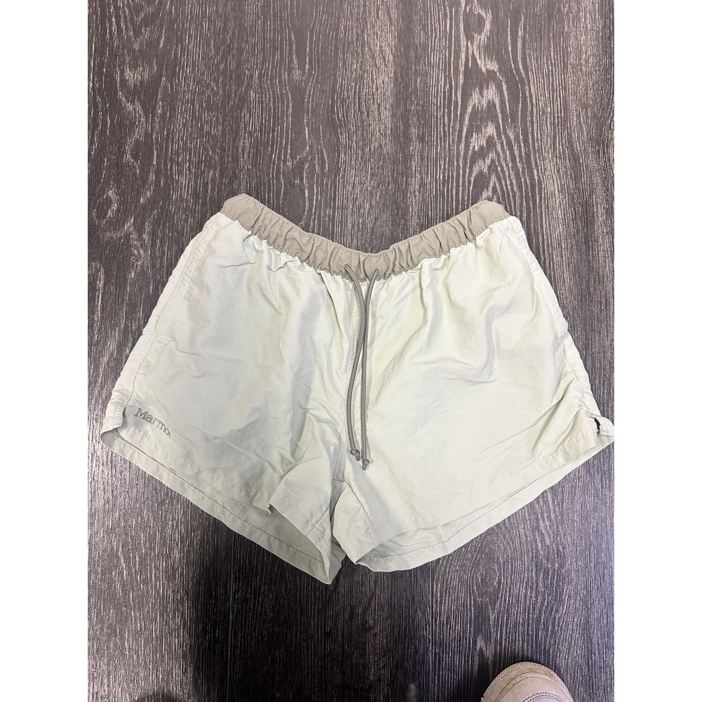 Marmot Quick Dry Mesh Lined Running Swim Shorts Women's‎ Light Green